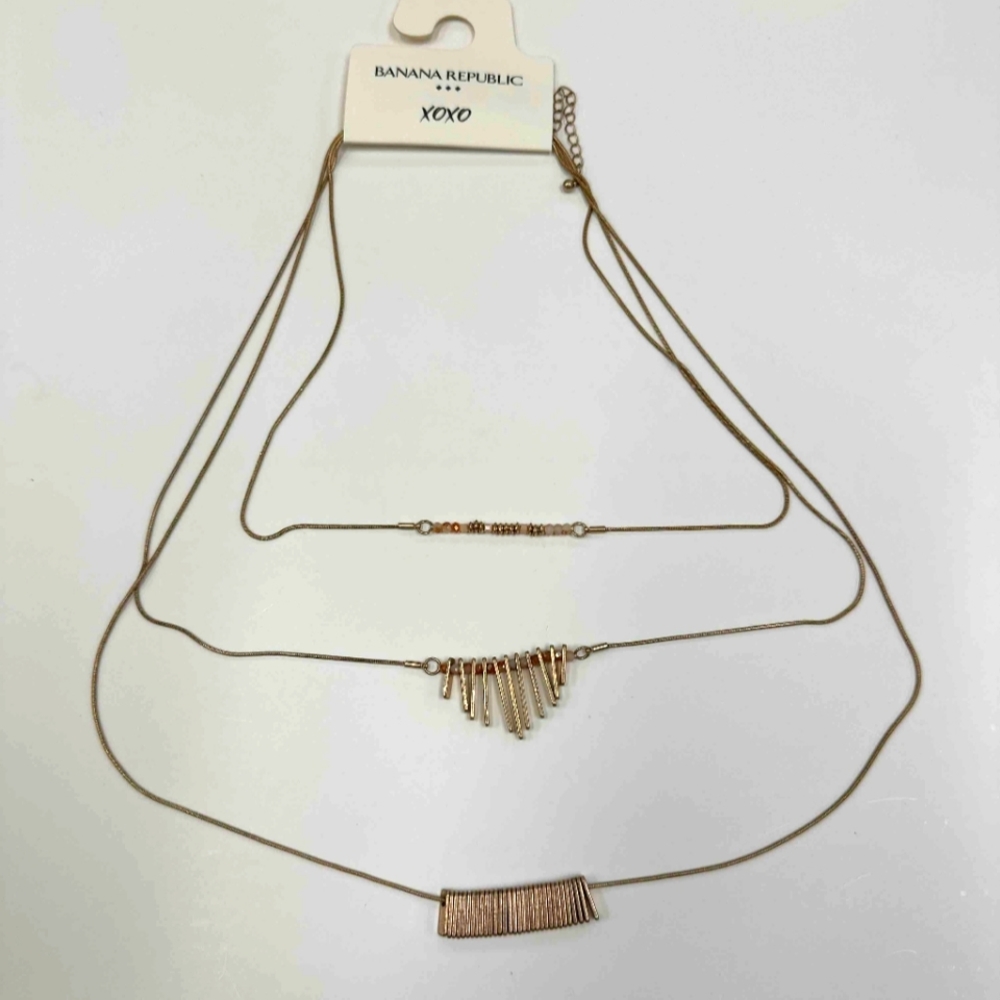 Banana Republic 3 layer necklace
